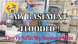 Cleaning & Redecorating My Basement Office | Office Decor | Office Organization | The Craf-T Home