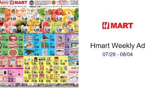 Hmart Weekly Ad 07/29 - 08/04