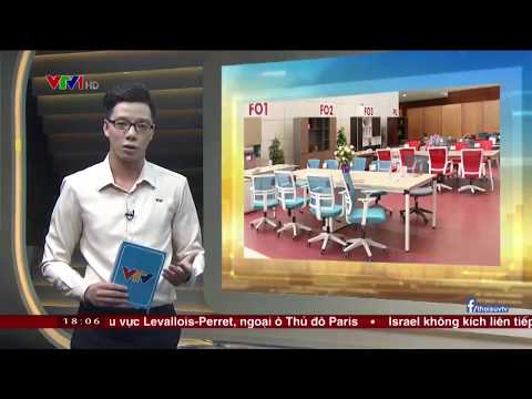 Bản tin VTV1 - Xu hướng nội thất văn phòng hiện đại - Xuân Hòa