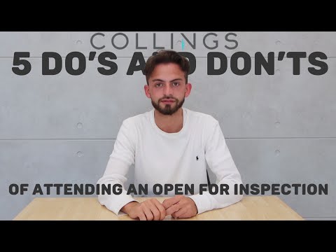 5 Do's and Don'ts of attending an Open for Inspection
