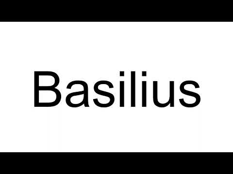 How to Pronounce Basilius (English)