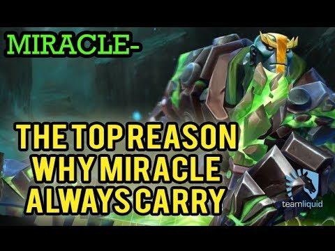 The Reason Why Miracle- Always Pick Carry | Miracle- God Earth Spirit Dota 2 Pro Player