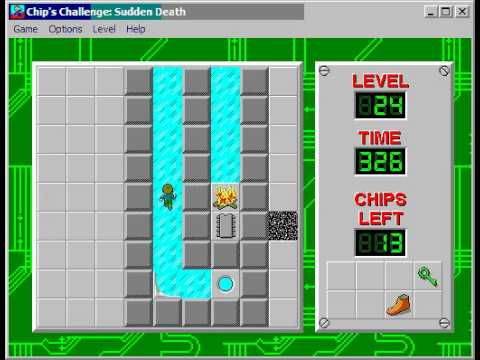 CCLP2 level 24 solution - 305 seconds