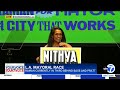 L A Mayoral Candidate Nithya Raman Speaks To Supporters On CA Primary Election Night