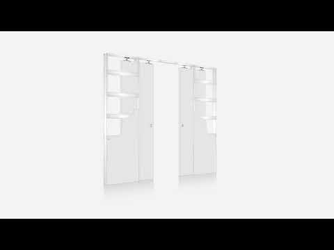 Eclisse Double Unico Classic Double Pocket Door System
