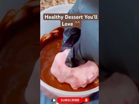 You Won’t Believe This 3-Ingredient Healthy Dessert! 🍫#shorts