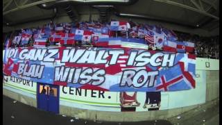 preview picture of video 'Choreo Fanszene Kloten - Di ganz Wält isch blau wiiss rot'