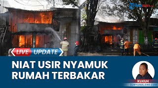 Petaka Bakar Kertas Dalam Rumah Demi Usir Nyamuk, Api Lalap bangunan di Depan Gedung MCC Kota Malang