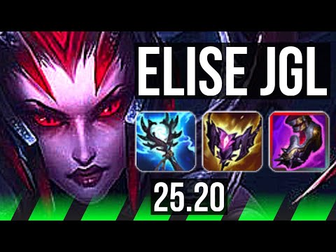 ELISE vs JAX (JGL) | 61k DMG, 18/4/17, Dominating | EUW Master | 25.20