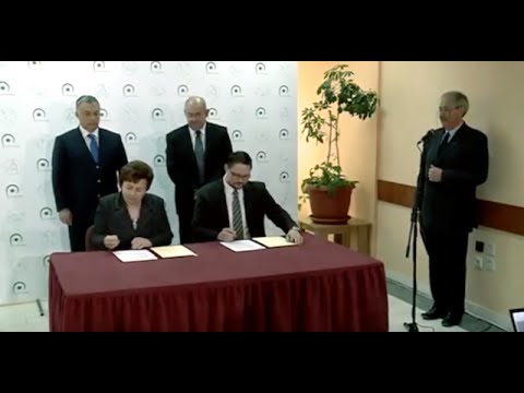 Aláírták a gazdaságfejlesztési program első sikeres pályázatának szerződését