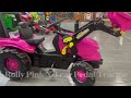 Kids Zone Rolly Kids Pink X Trac Pedal Tractor Killbran Attachments