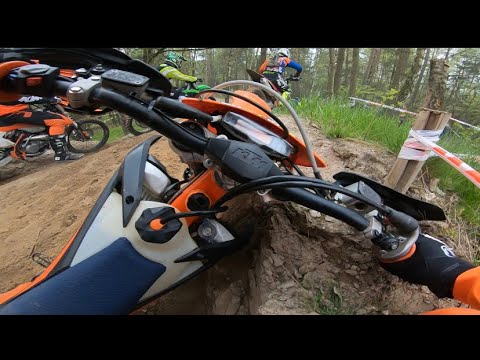 Start versaut und gestürzt 🥴SOC Triptis 2023 Sächsischer Offroad Cup 3h Enduro Start +1 Runde 🏁