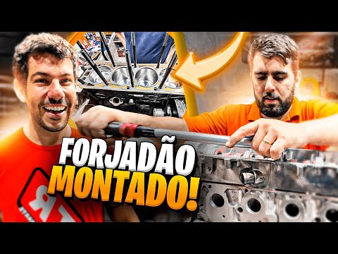 Spin's forged engine assembly! The heart is ready for the journey! ❤️‍🔥