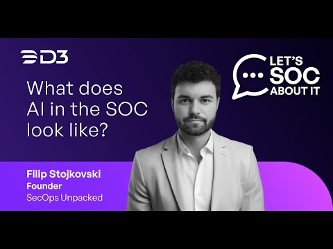 What does AI in the SOC look like? with Filip Stojkovski