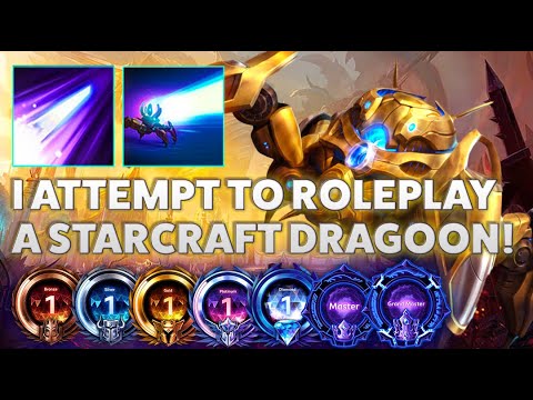 Fenix Planet Cracker - I ATTEMPT TO ROLEPLAY A STARCRAFT DRAGOON! - Bronze 2 Grandmaster S2 2023