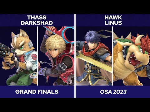 OSA 2023 Doubles Grand Finals - Thass & DarkShad vs. Hawk & Linus - SSBU Tournament