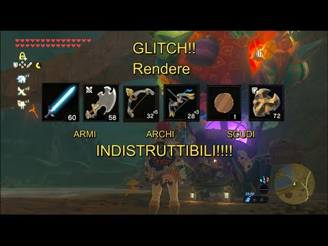 Rendere indistruttibili armi, archi, scudi glitch zelda breath of the wild