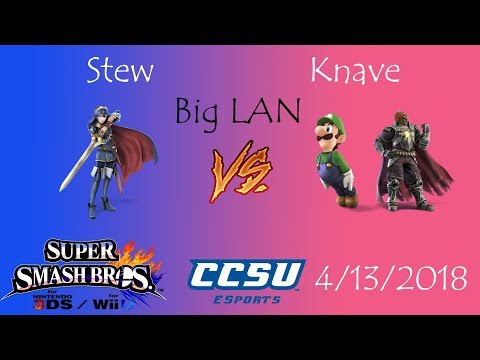 CCSU Big LAN - Stew (Lucina) vs Knave (Luigi, Ganondorf)