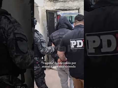 "Caquita" detenido por atacar una vivienda en Rosario, Santa fe. #noticias #pullaro #policia