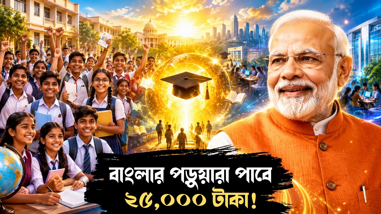 এবার বাংলার পড়ুয়ারা পাবে ২৫,০০০ টাকা! বাংলার পড়ুয়াদের জন্য বড়সড় ঘোষণা | LWF Scholarship
