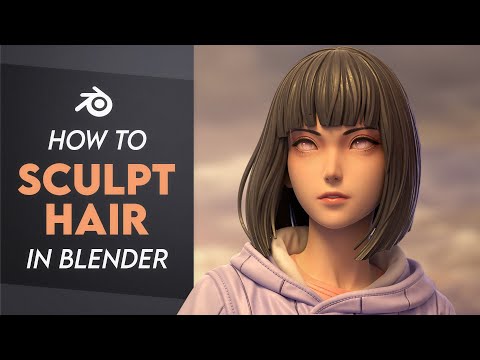 How To Sculpt Hair In Blender