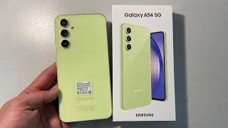 Samsung Galaxy A54 5G SM-A5460 6/128GB Awesome Lime - відео 1