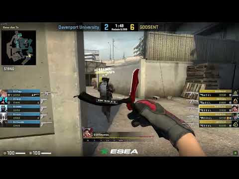 Pov csgo demo dumau (24/7) GODSENT vs Davenport University - Overpass (ESL Challenger 22/05/2022)