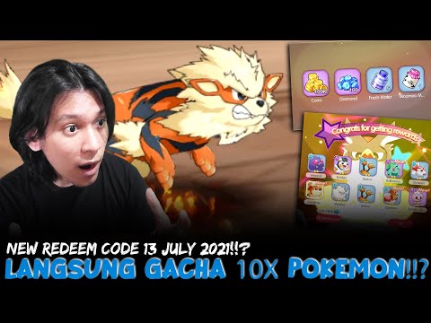 New Redeem Code 13 July 2021, Gacha 10X Dapat Pokemon Terkuat!!? - Pocket Incoming