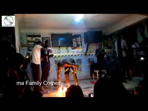 Japadhola man chews fire 🔥 flames