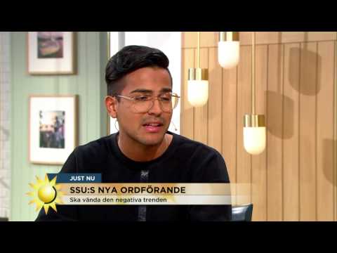 Philip Botström ny SSU-ledare: "Vill öka jämlikheten" - Nyhetsmorgon (TV4)