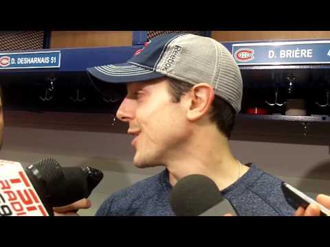 Canadiens' forward Danny Brière Sept. 26, 2013