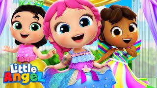 This Is The Way We Play Princess | Little Angel Kids Songs &amp; Nursery Rhymes