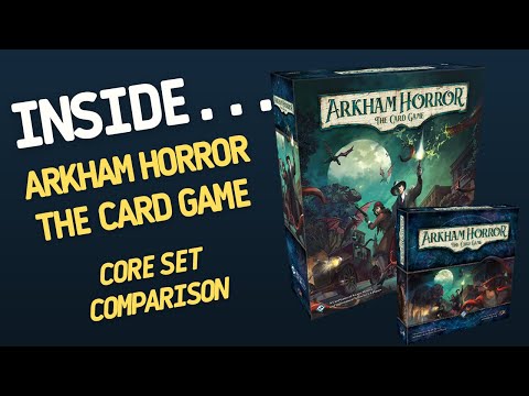 ARKHAM HORROR Card Game Core Set Comparison | Inside with João Ricardo Ep117