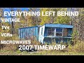 ABANDONED MOBILE HOME EXPLORATION VINTAGE APPLIANCE DUMP