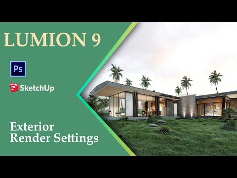 Lumion 9 exterior render settings