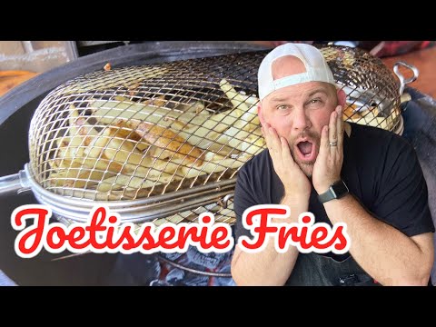 French Fries on the Kamado Joe Joetisserie - French Fries That Will Blow Your Mind