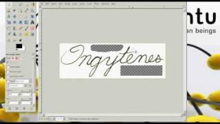 OpenOffice &amp; Gimp Tutorial: Making a Signature With a  Transparent  Background