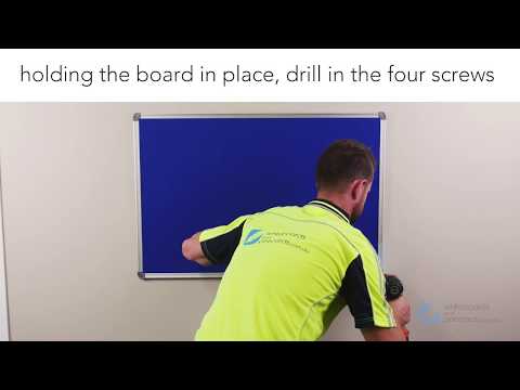 Aluminium framed acrylic door display board