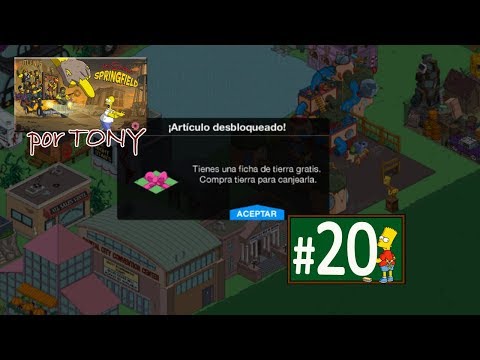 Los Simpson Springfield "Bart Royale, Cap. 20 - Ficha de tierra gratis" por Tony