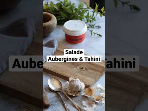 Recette de salade aubergine & tahini #recettefacile #salad #recette #vegetarian #recetterapide
