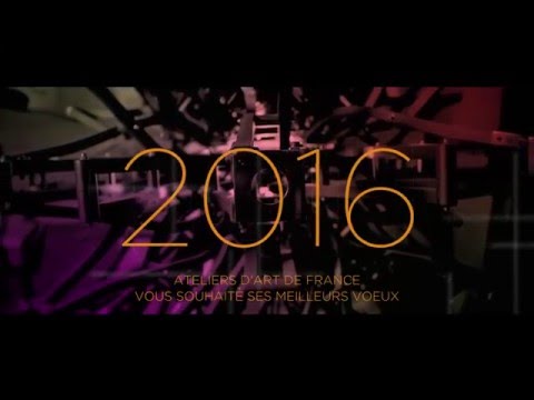 Les voeux 2016 d'Ateliers d'Art de France