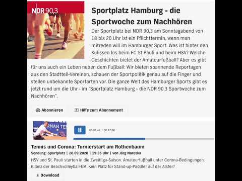 NDR 90,3 - Sportplatz Hamburg