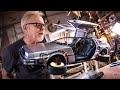 Adam Savage Unboxes The Hot Toys DeLorean Time Machine!