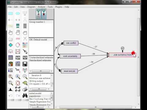 Basic Analysis in AMOS and SPSS