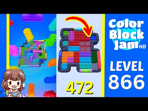 Color Block Jam Level 472 (866) Solution Walkthrough