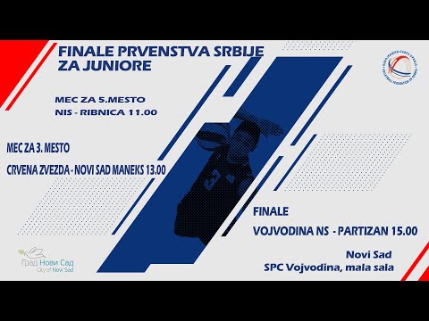 FINALE PRVENSTVA SRBIJE ZA JUNIORE , FINALNI DAN - NOVI SAD (UŽIVO)