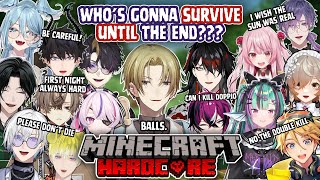 NIJISANJI EN’s Hardcore Minecraft Arc: Pain, Death, & Laughter. Can They Survive ?