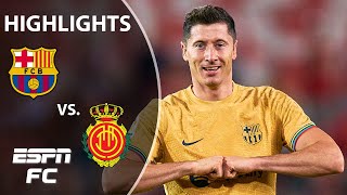 Robert Lewandowski scores in Barcelona's win vs. Mallorca | LaLiga Highlights | ESPN FC
