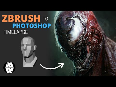 ZBrush to Photoshop Timelapse - 'Carnage' Speed Sculpt Personal Project