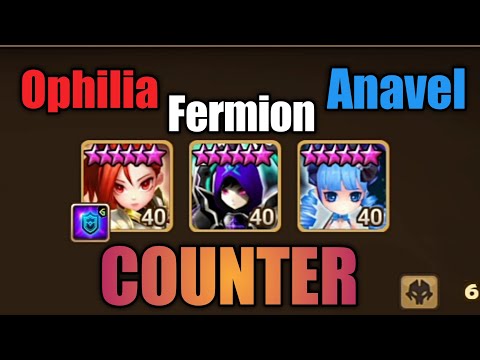 Counter Ophilia Fermion Anavel Siege Battle Summoners War